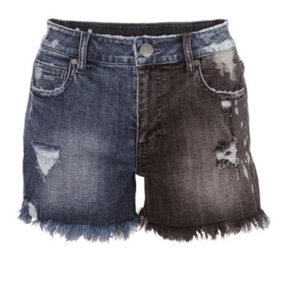 Two-Tone Cabi Denim Shorts Size 4